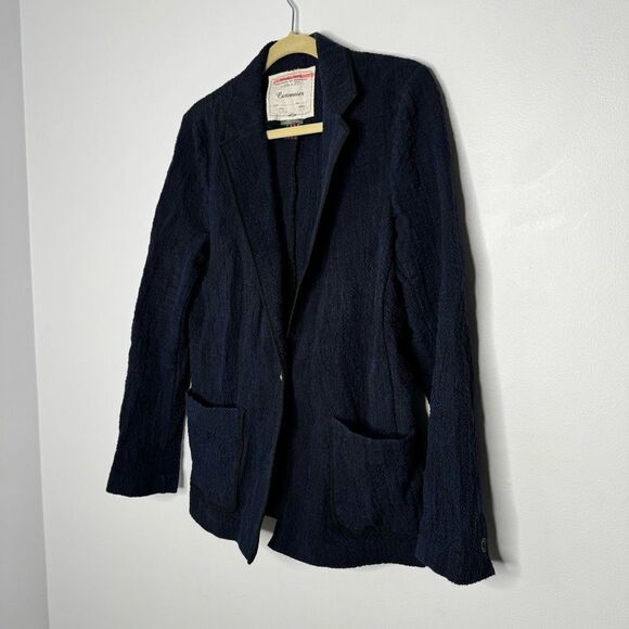 Anthropologie Cartonneir navy blazer size 12 - Picture 2 of 5